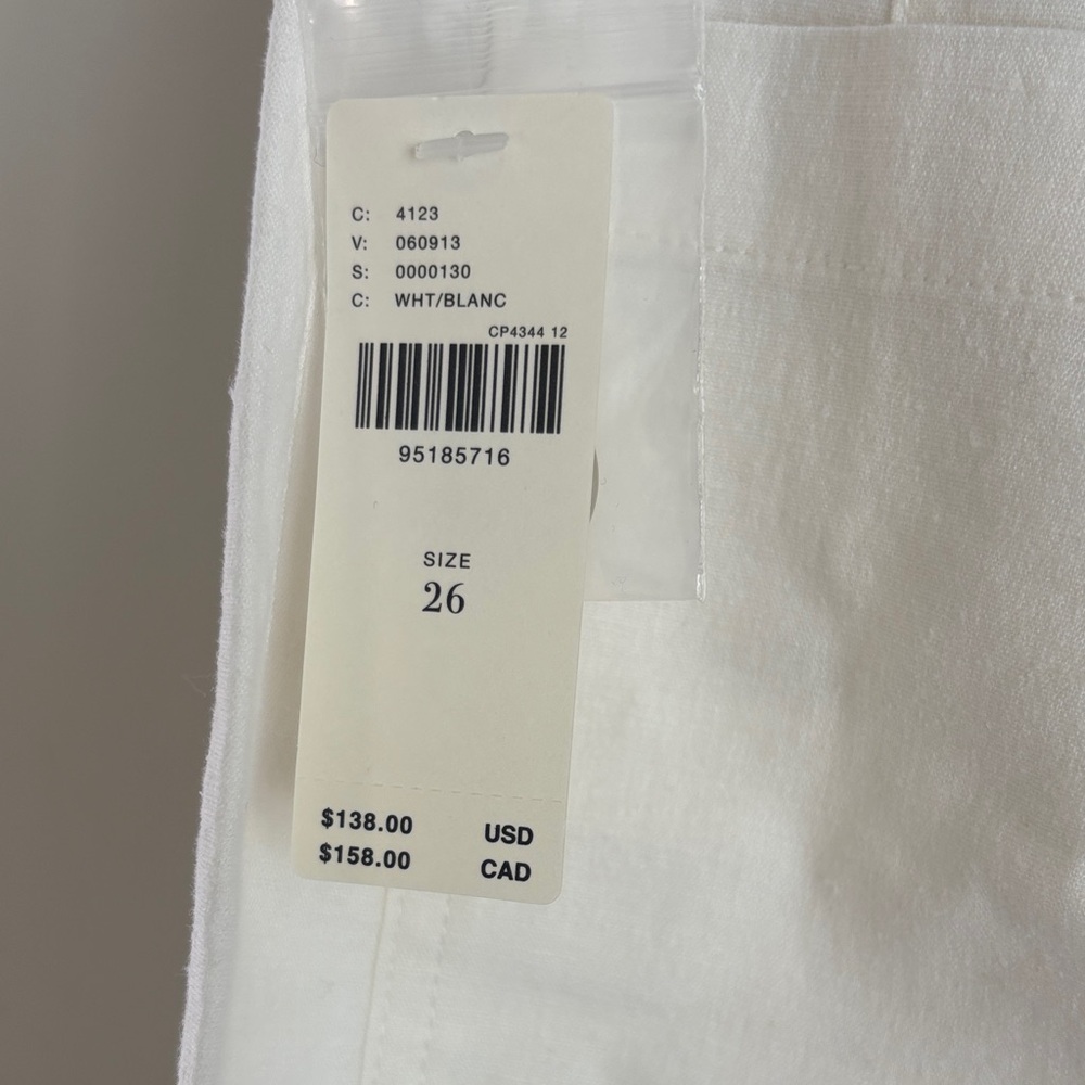 Crisp White High-Rise Wide Leg Pants - Picture 3 of 6